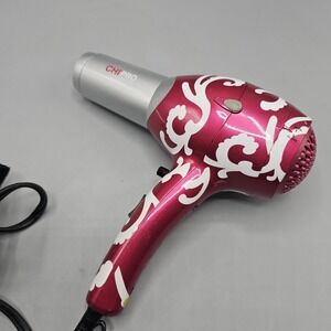 Chi Pro Low Emf Hair Dryer Breast Cancer Awareness Pink Place Model GF6852 Works